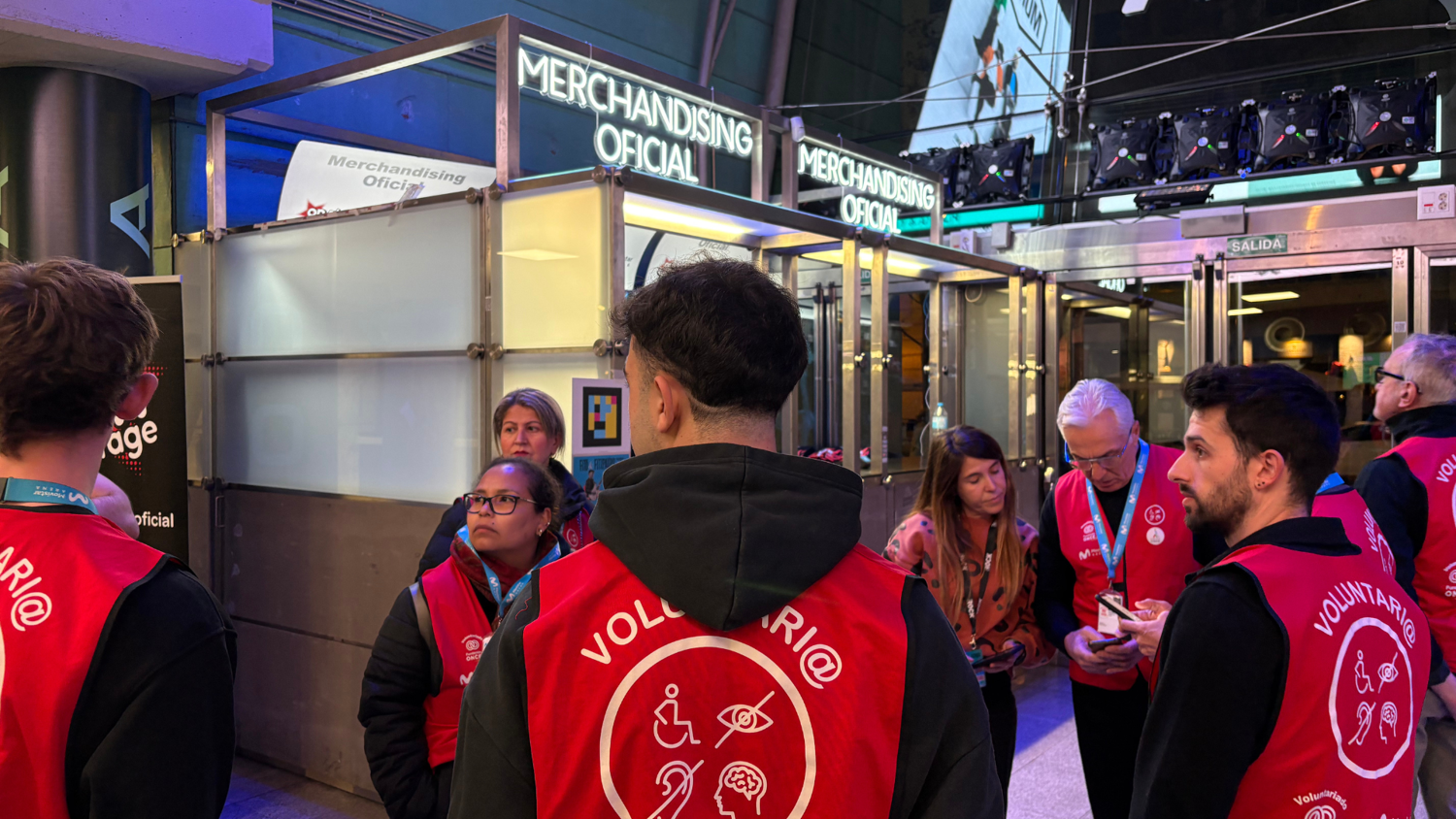 Voluntariado Fundación ONCE en los conciertos de Fito en Madrid