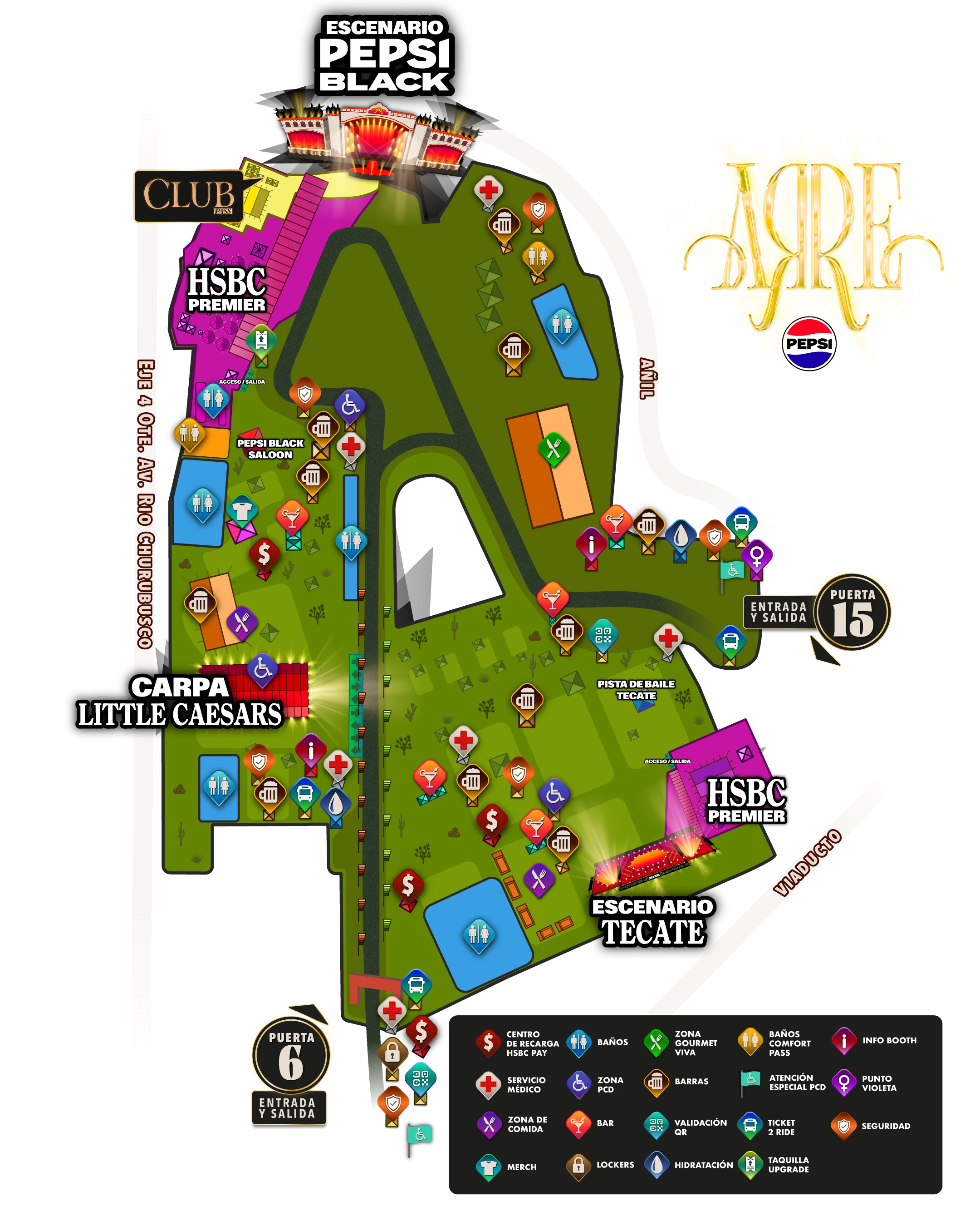 Mapa Arre