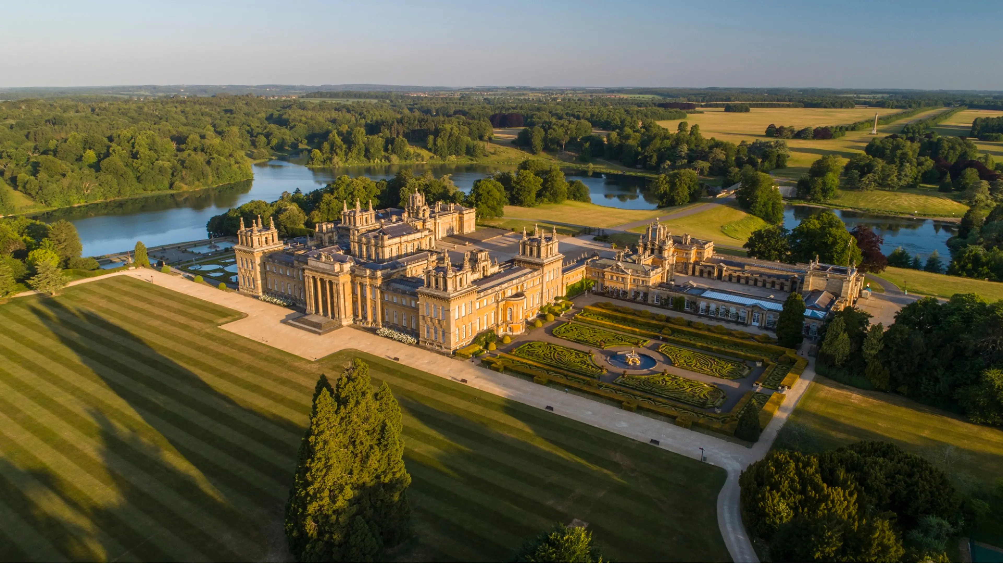 Blenheim Palace Ariel Shot