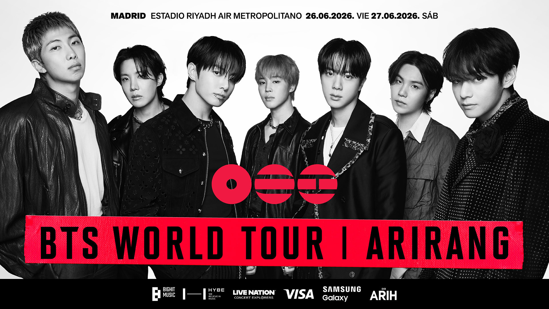 BTS solicitar acreditaciones de prensa para sus conciertos en Madrid en 2026