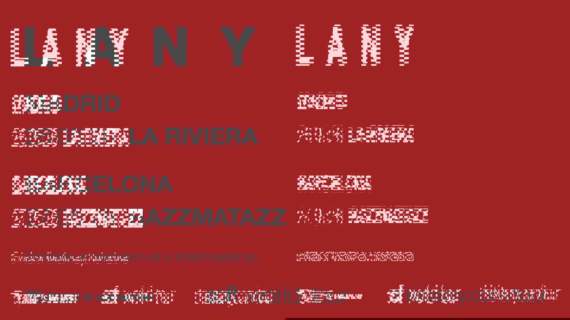 LANY conciertos en Madrid y Barcelona en mayo de 2026