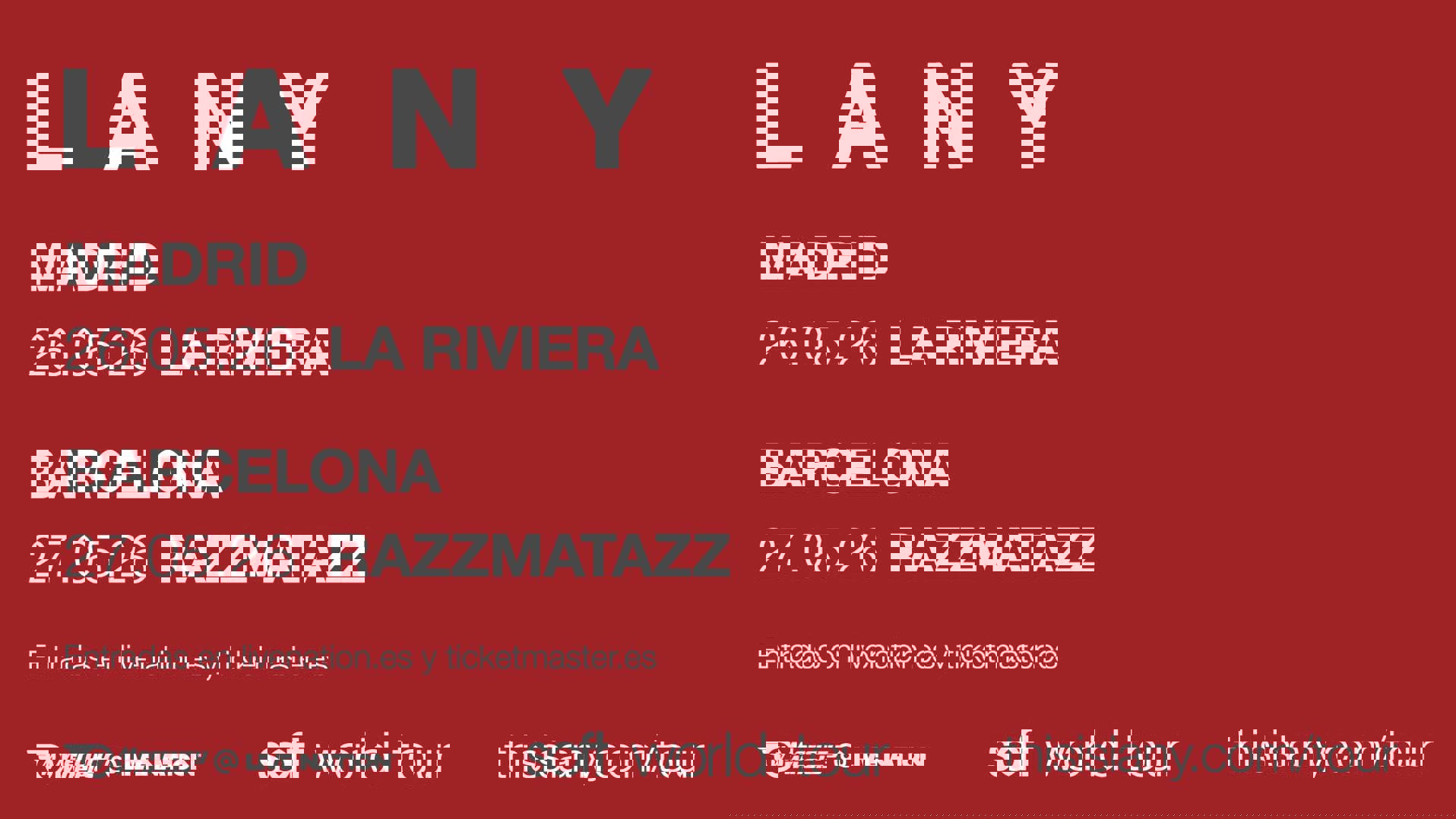 LANY conciertos en Madrid y Barcelona en mayo de 2026