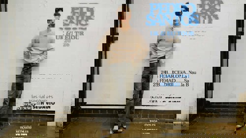 Cartel de los conciertos de Pedro Santos en España en febrero de 2026