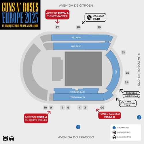 Guns 'N' Roses · El Corte Inglés