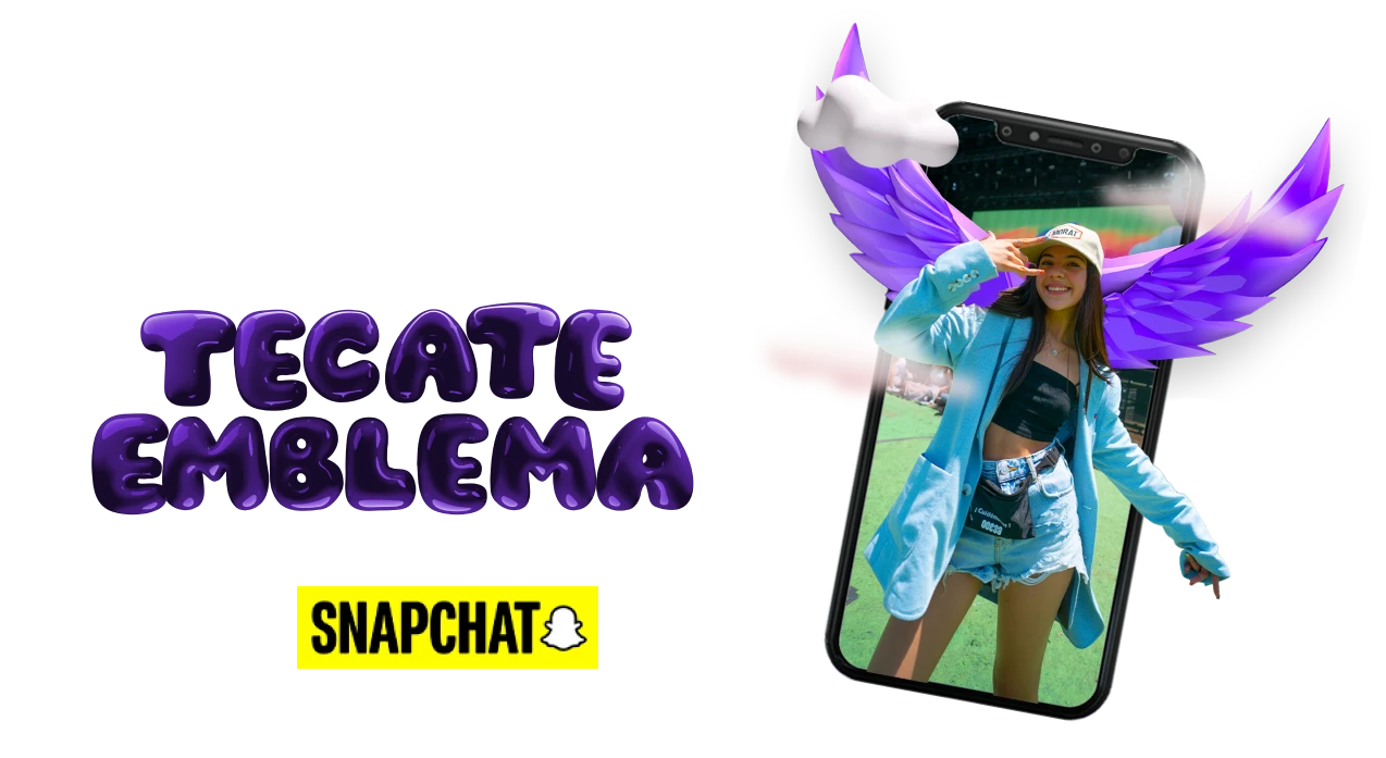 Tus fotos serán más top en Tecate Emblema y Snapchat