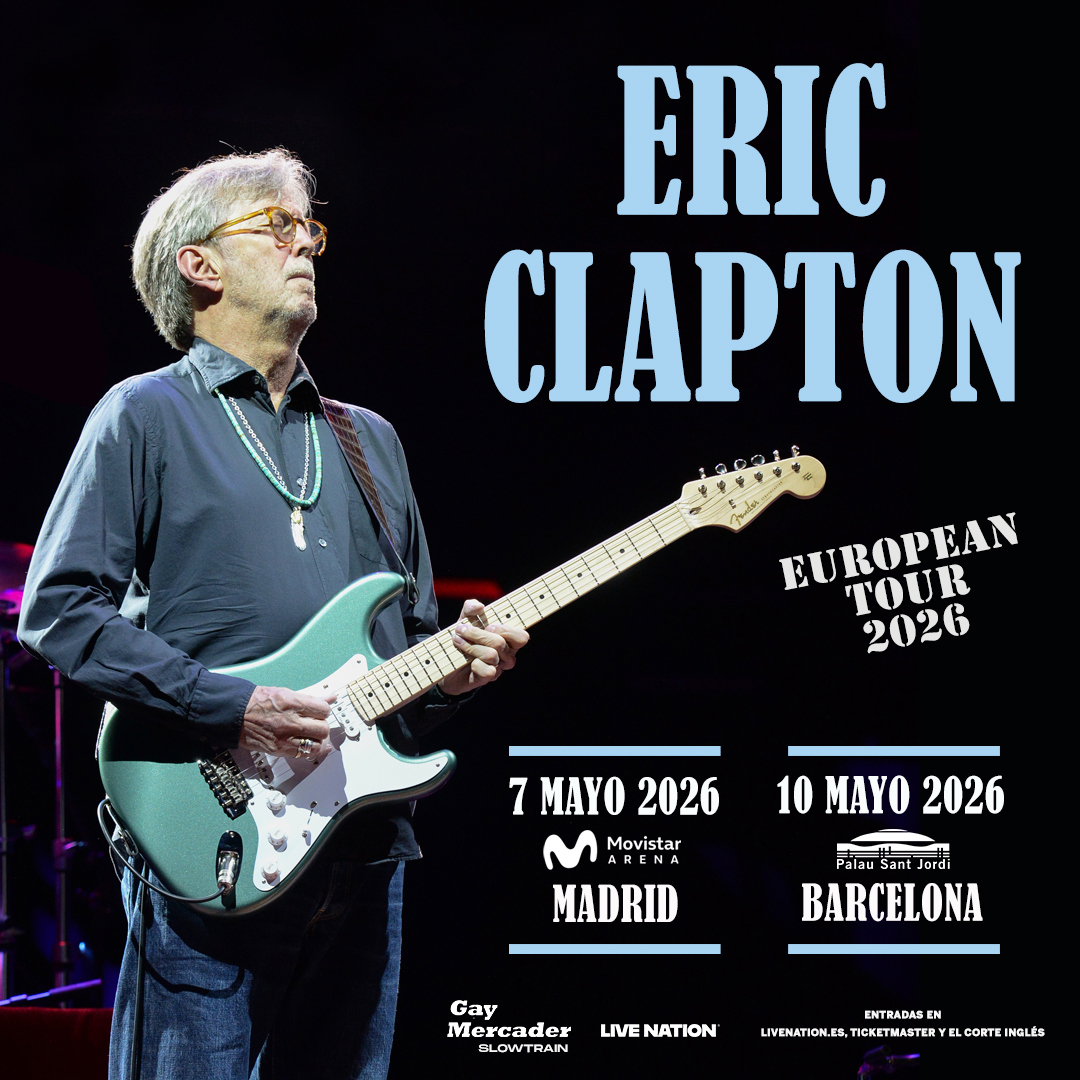 Eric Clapton conciertos en España en mayo de 2026 comprar entradas