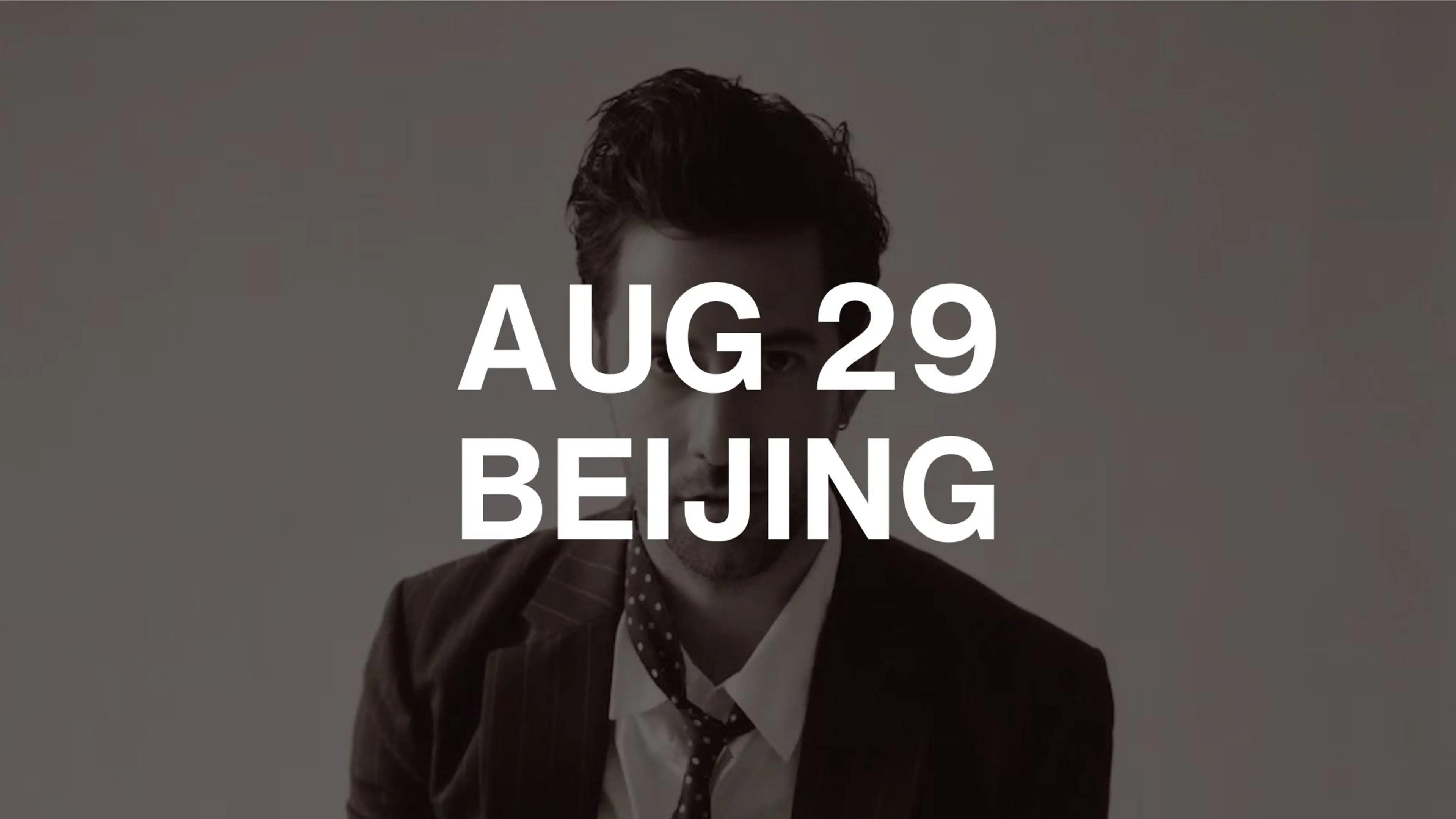 Bruno Major Asia Tour 2024 in Beijing