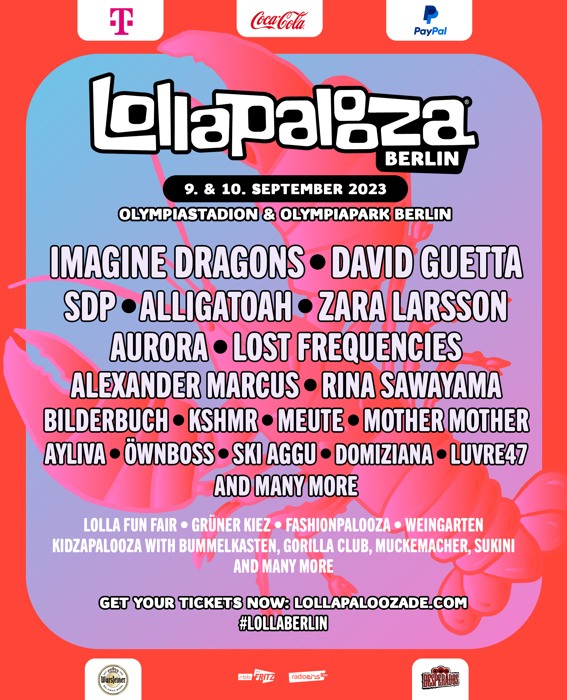 Lollapalooza 2024 Berlin Lineup Helga Agretha