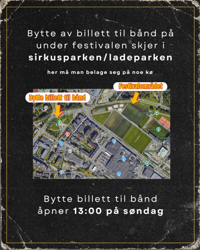 Bytt billett til bånd