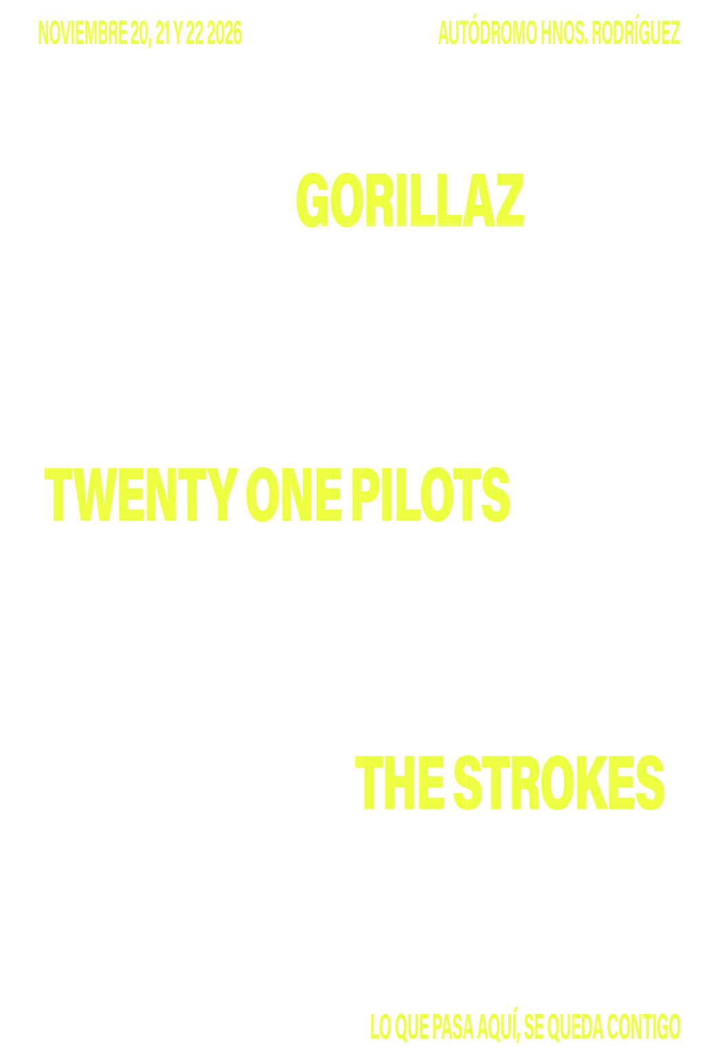 Corona Capital 2026 Poster