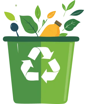 Islas de separación para residuos orgánicos e inorgánicos