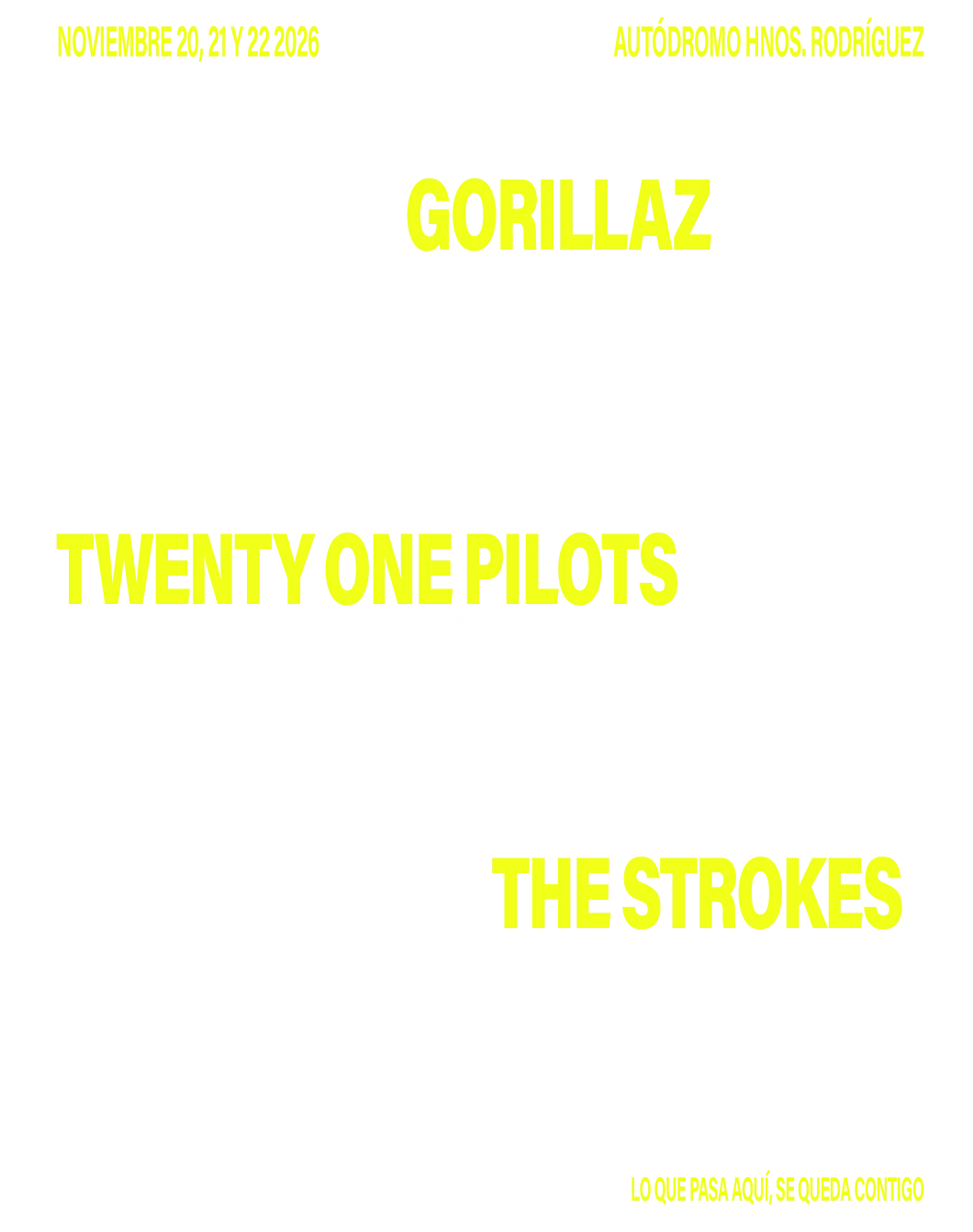 Corona Capital 2026 Poster