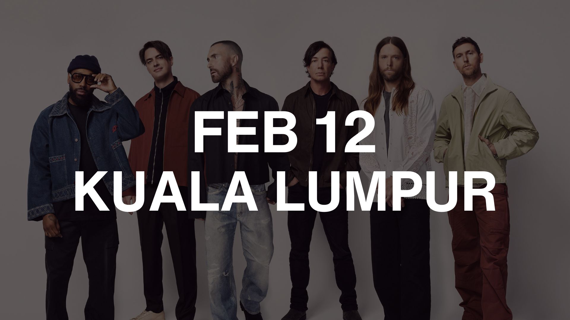 Maroon 5 Concert 2025 Kaohsiung | Maroon 5 Asia Tour 2025