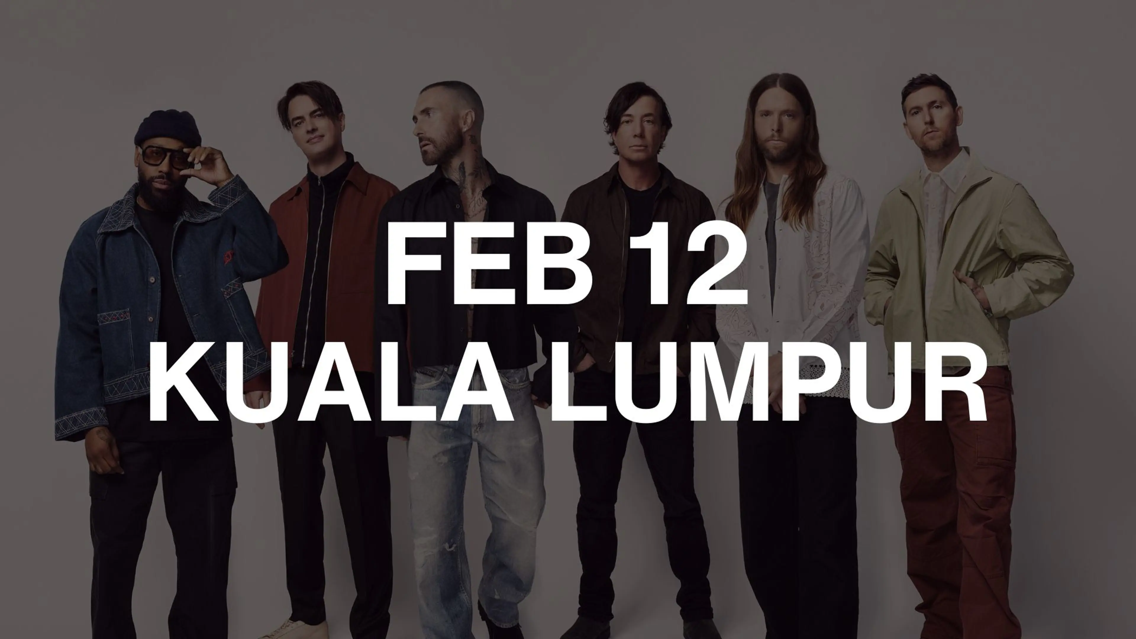 Maroon 5 Asia 2025 in Kuala Lumpur