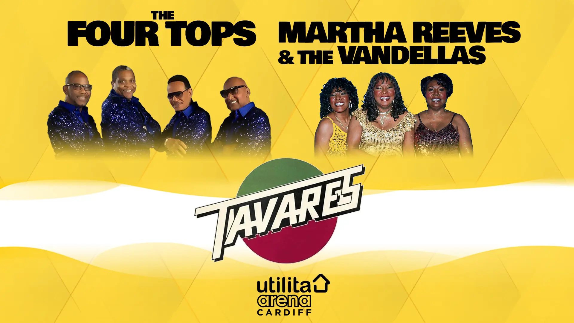 The Four Tops, Martha Reeves & The Vandellas and Tavares