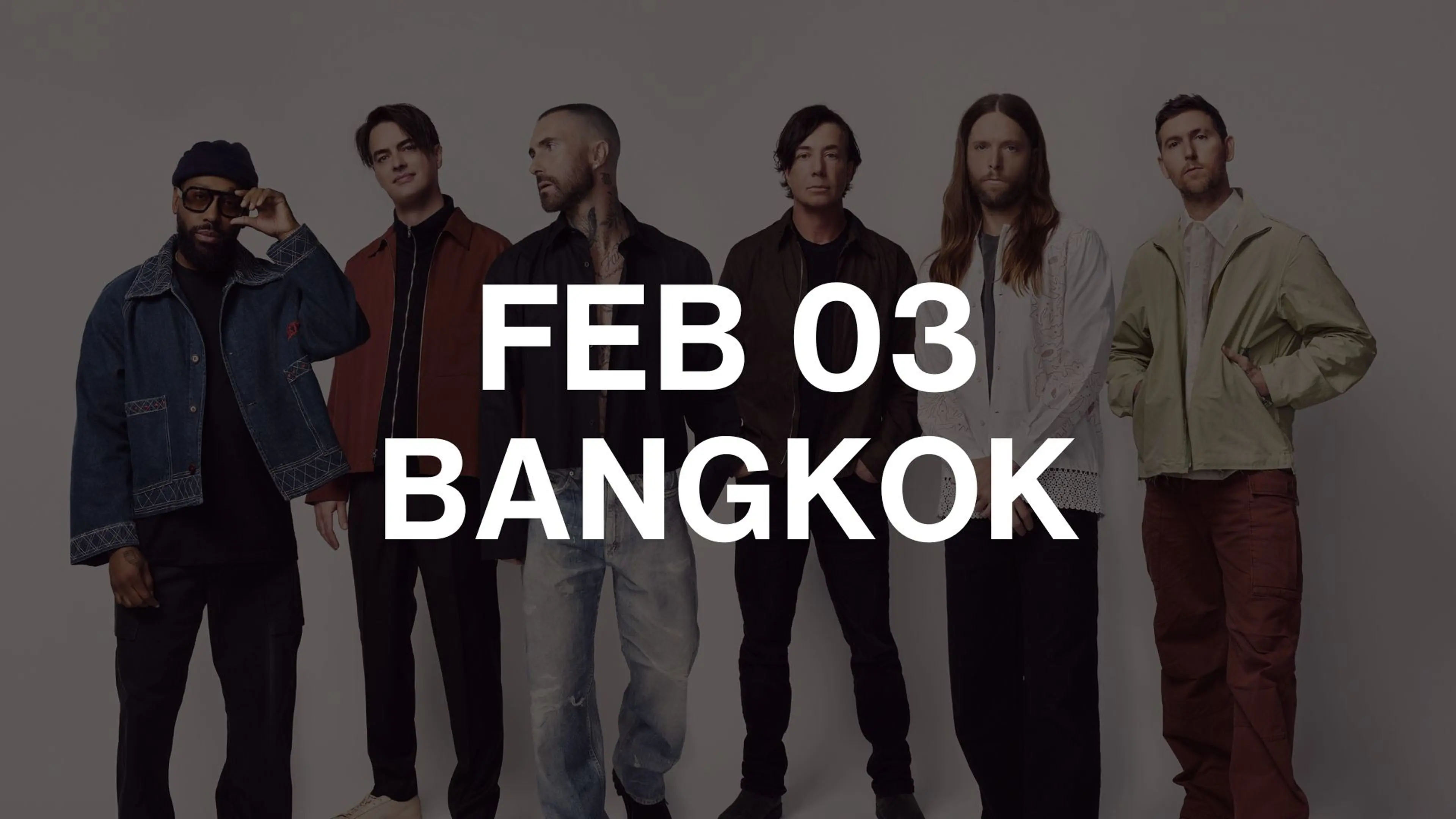 Maroon 5 Asia 2025 in Bangkok