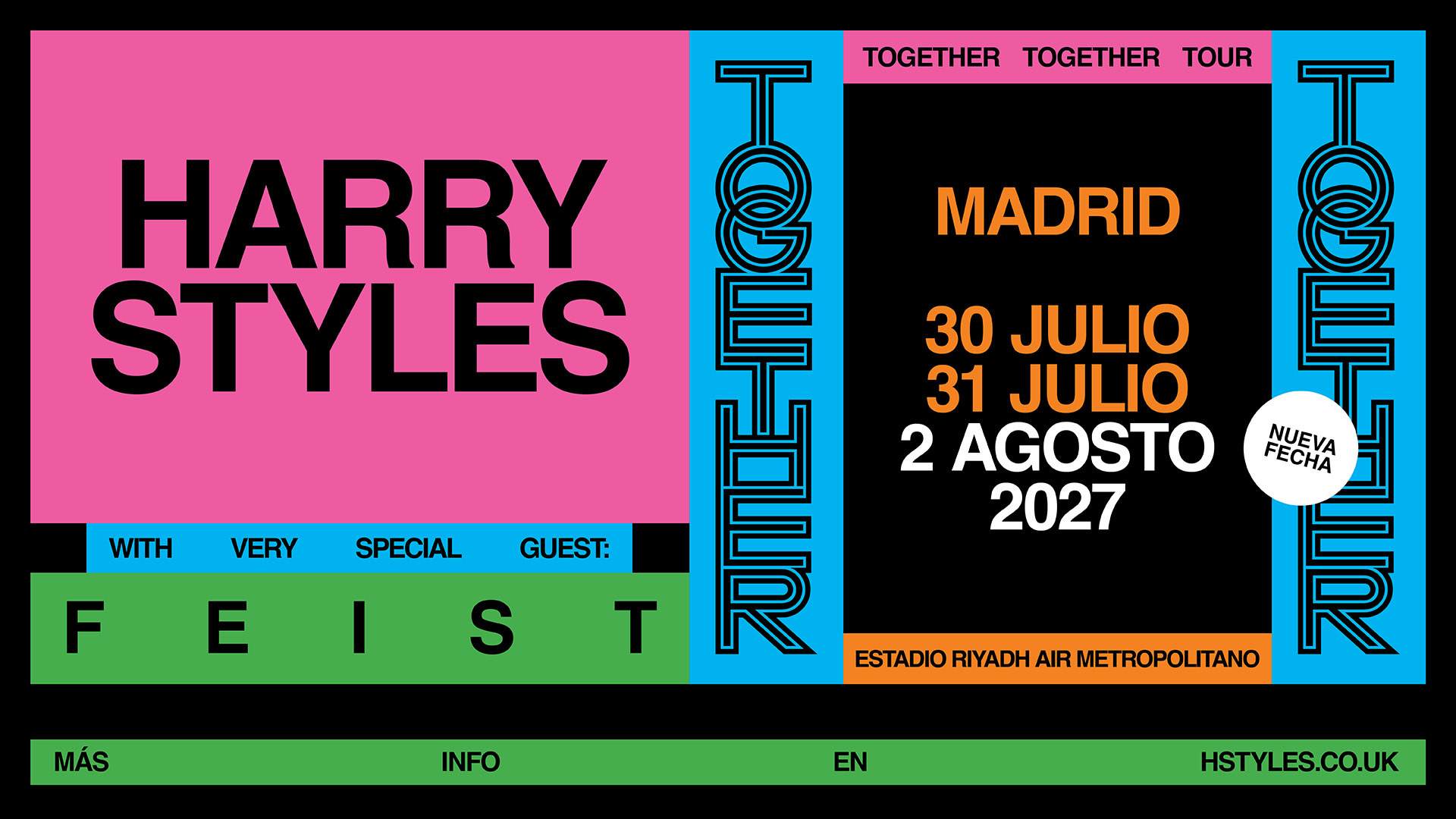 Harry Styles Madrid 2027
