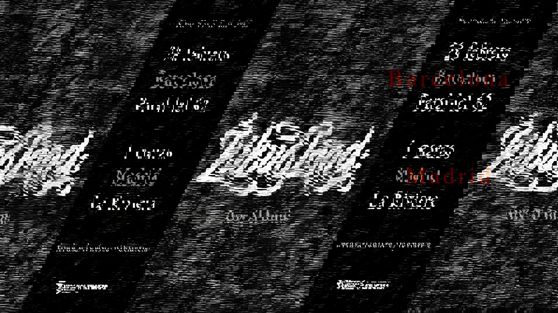 Kikuo solicitar acreditaciones prensa conciertos Madrid y Barcelona febrero 2026