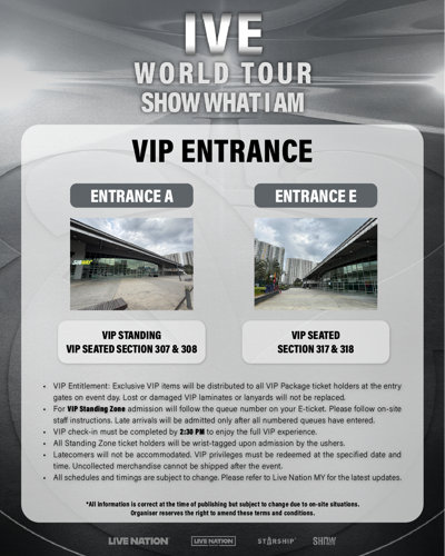IVE VIP ENTRANCE