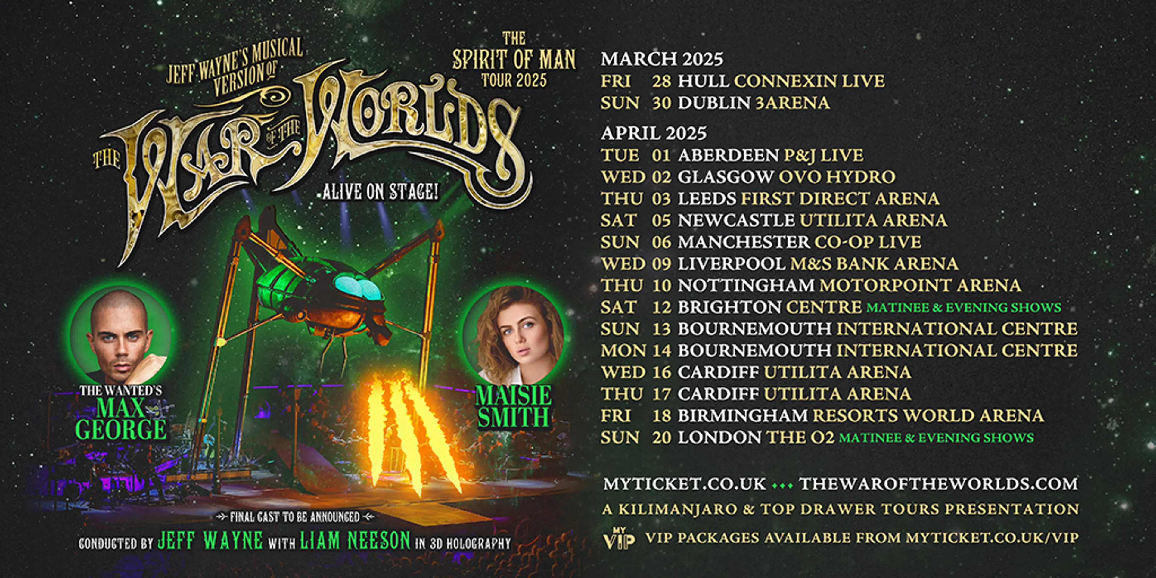 Jeff Wayne’s The War of the Worlds – Alive on Stage! The Spirit of Man Tour
