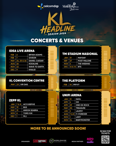 One Season. One City. Endless Live Experiences