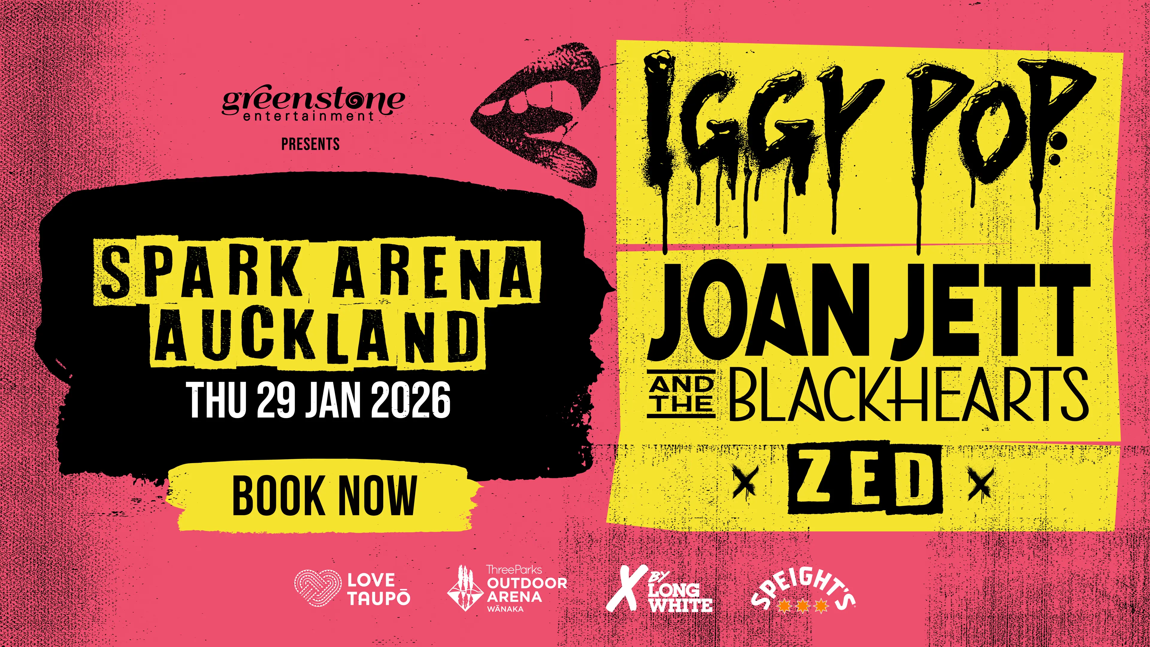 IGGY POP, JOAN JET AND THE BLACKHEARTS, ZED