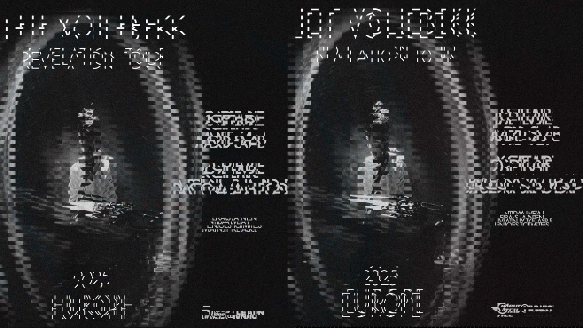Cartel de la gira de Leif Vollebekk en España