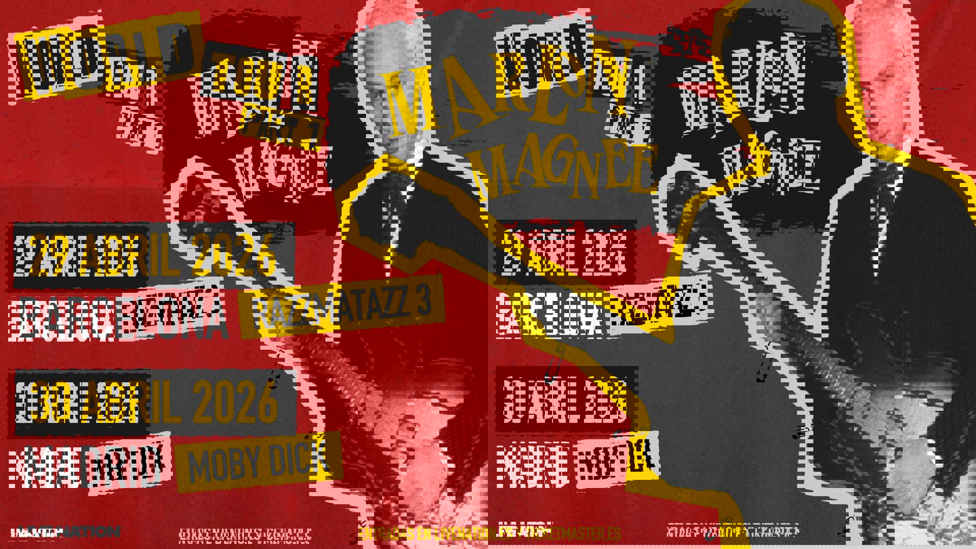 Marlon Magnee conciertos en España solicitar acreditaciones 2026