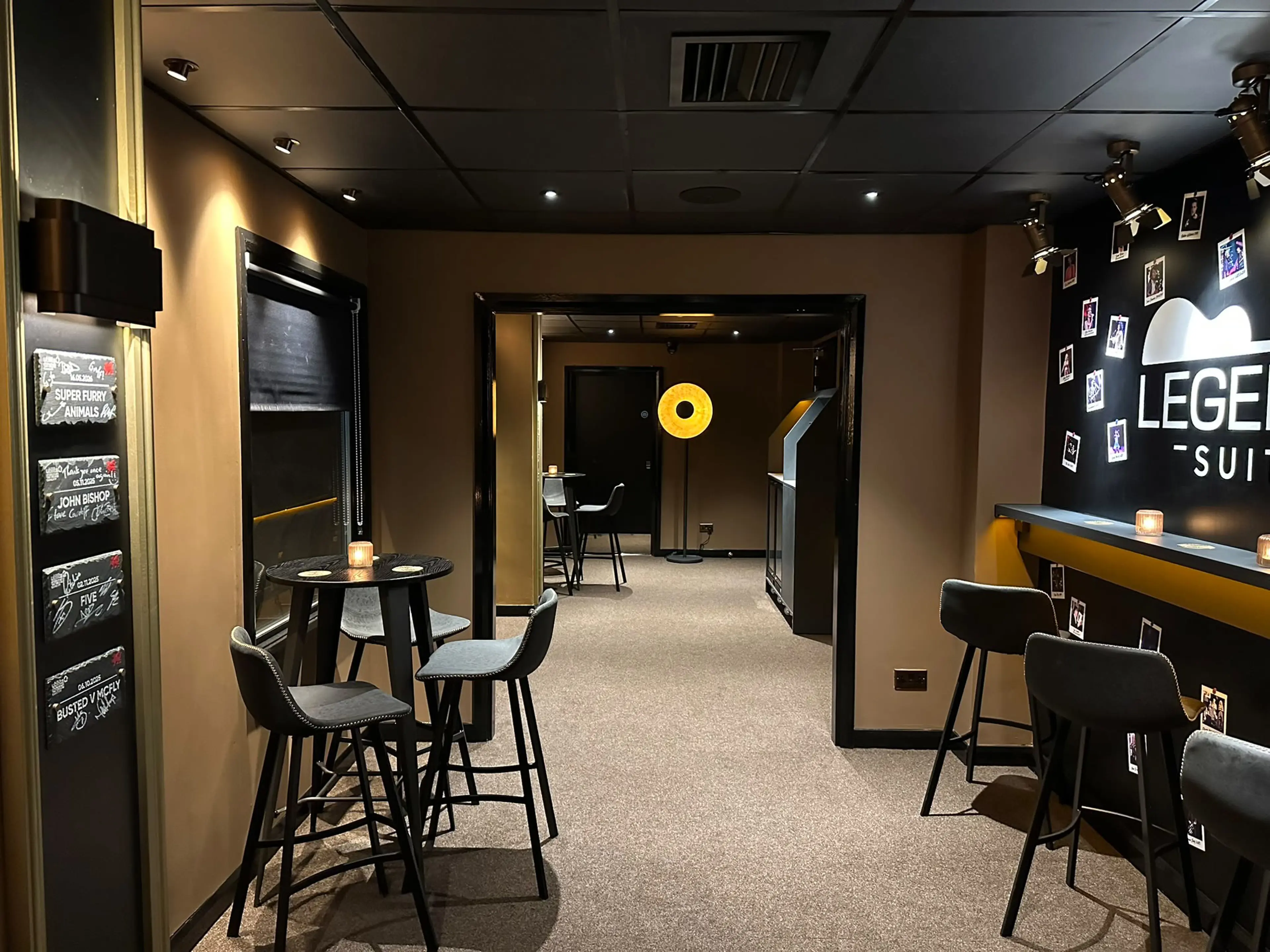 The Legends Suite space.