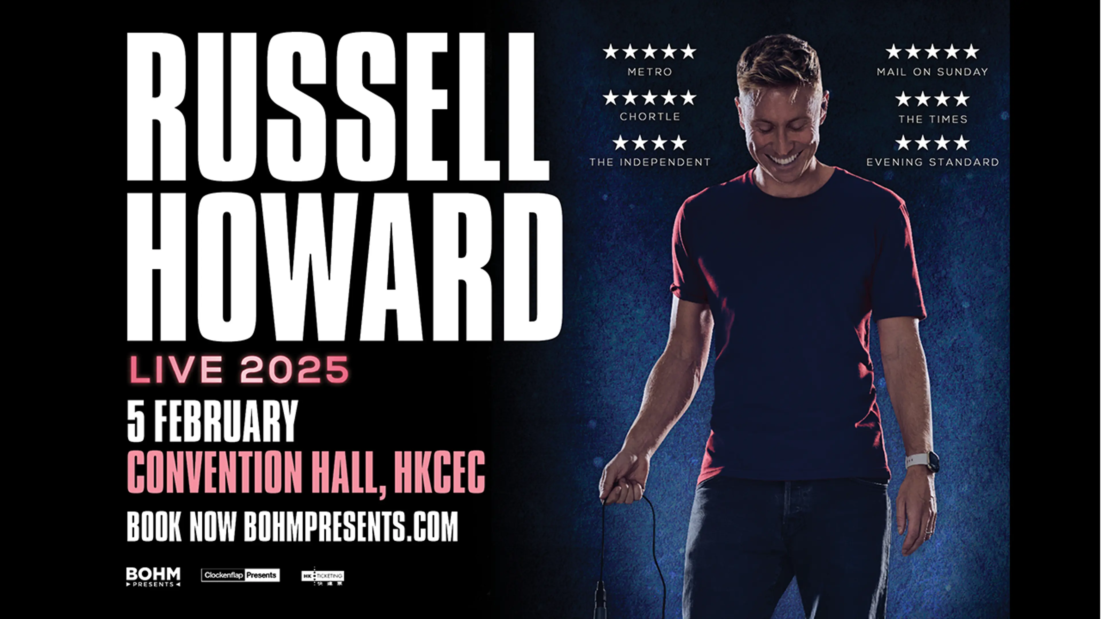 Russell Howard Live - Hong Kong, 5 February 2025