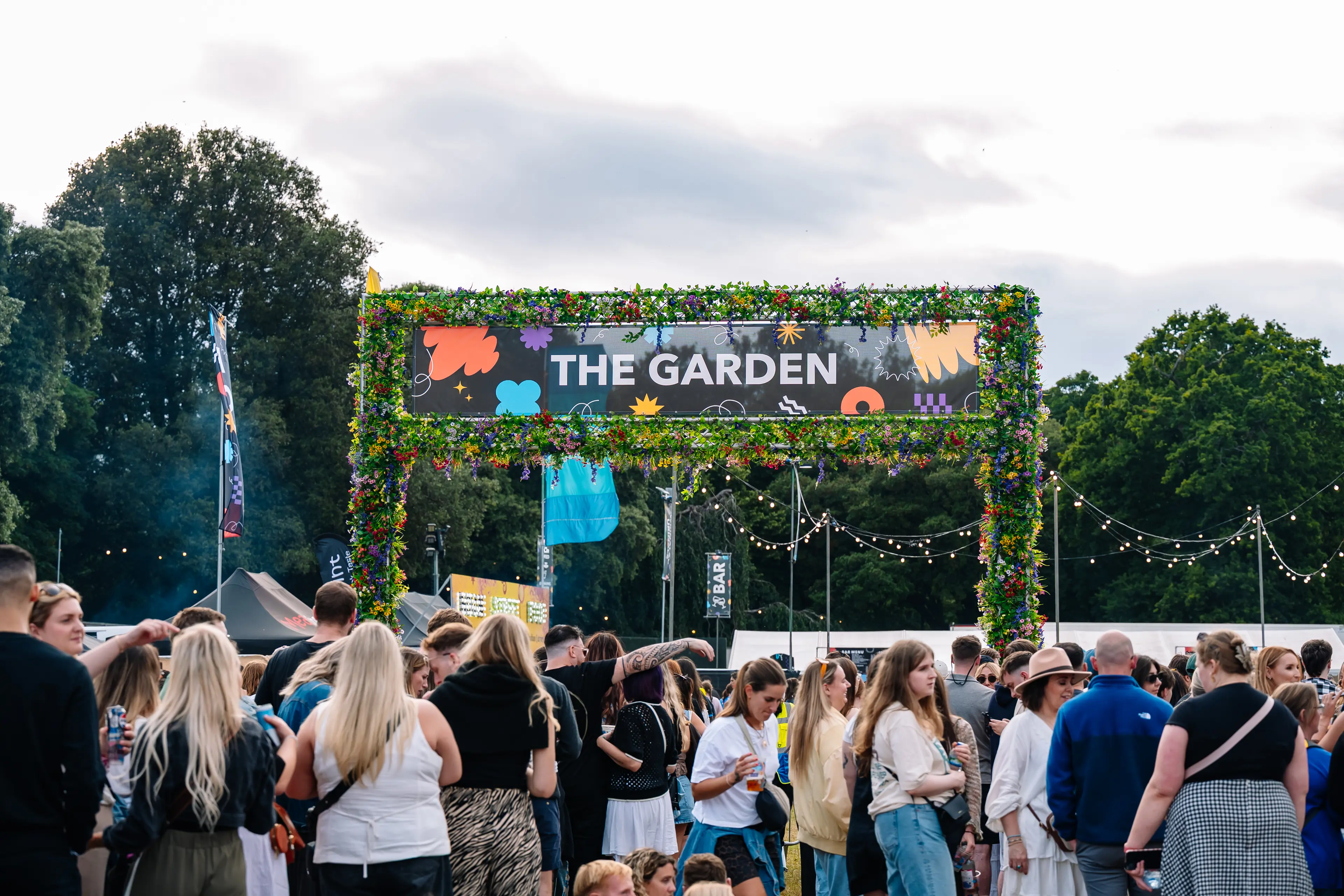 People enjoying The Garden
