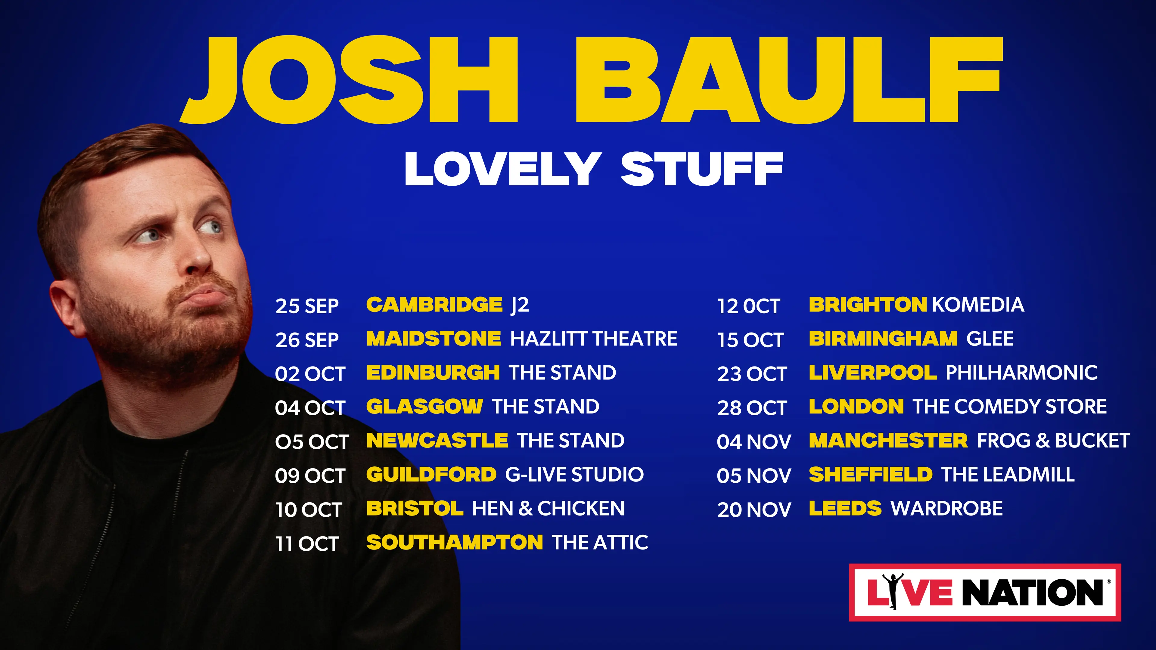 Josh Baulf 2025 Tour