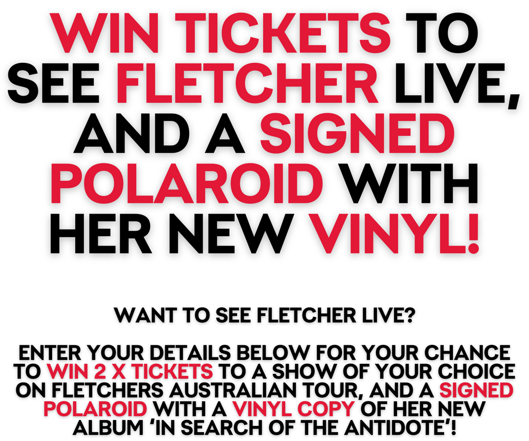 Win Fletcher Tour Tickets and a Vinyl! Live Nation Competitions