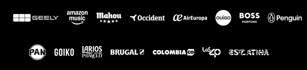 Logos de patrocinadores de Shakira