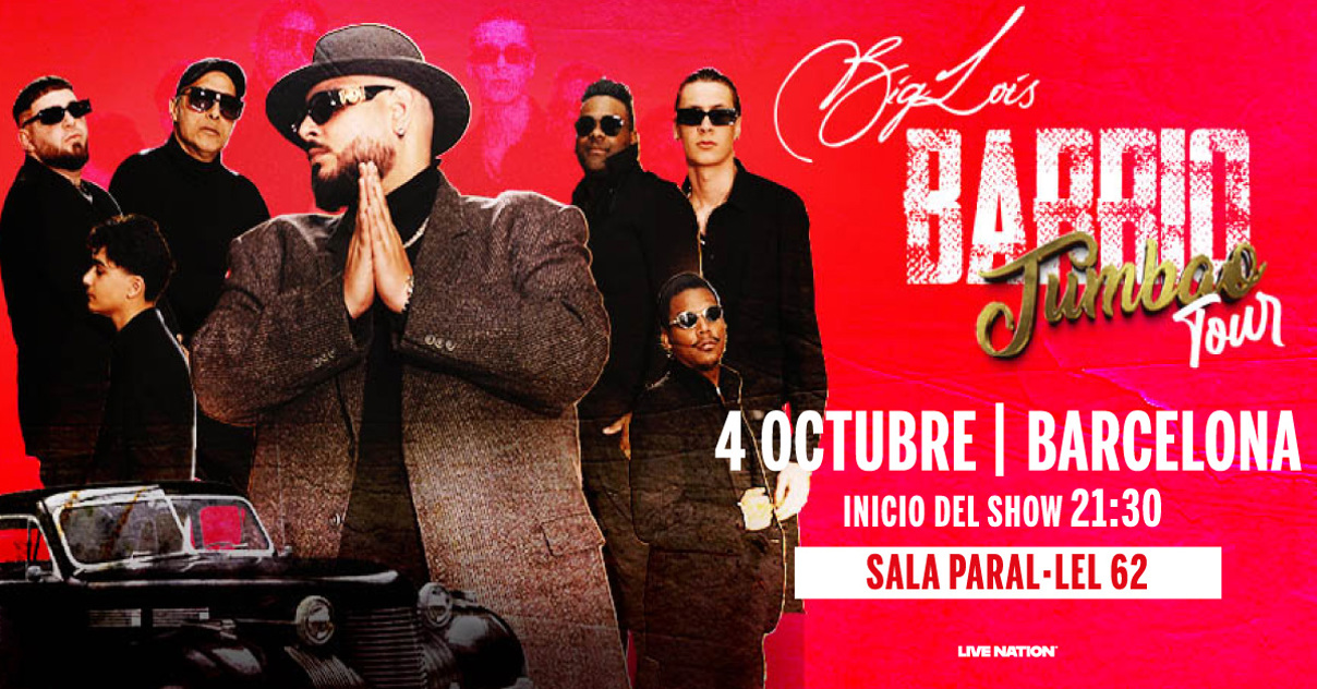 El artista español Big Lois presentará su nuevo álbum Barrio Tumbao el próximo 4 de octubre en Paral·lel 62, Barcelona