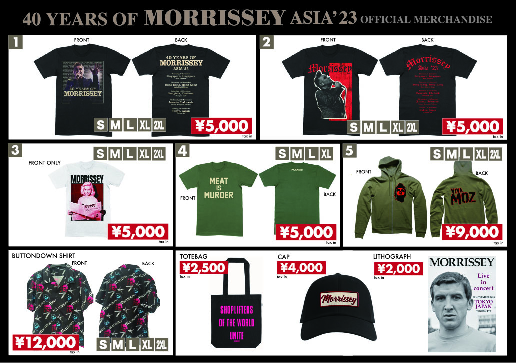 モリッシー来日公演 2023 | 40 Years of Morrissey | Live Nation Japan