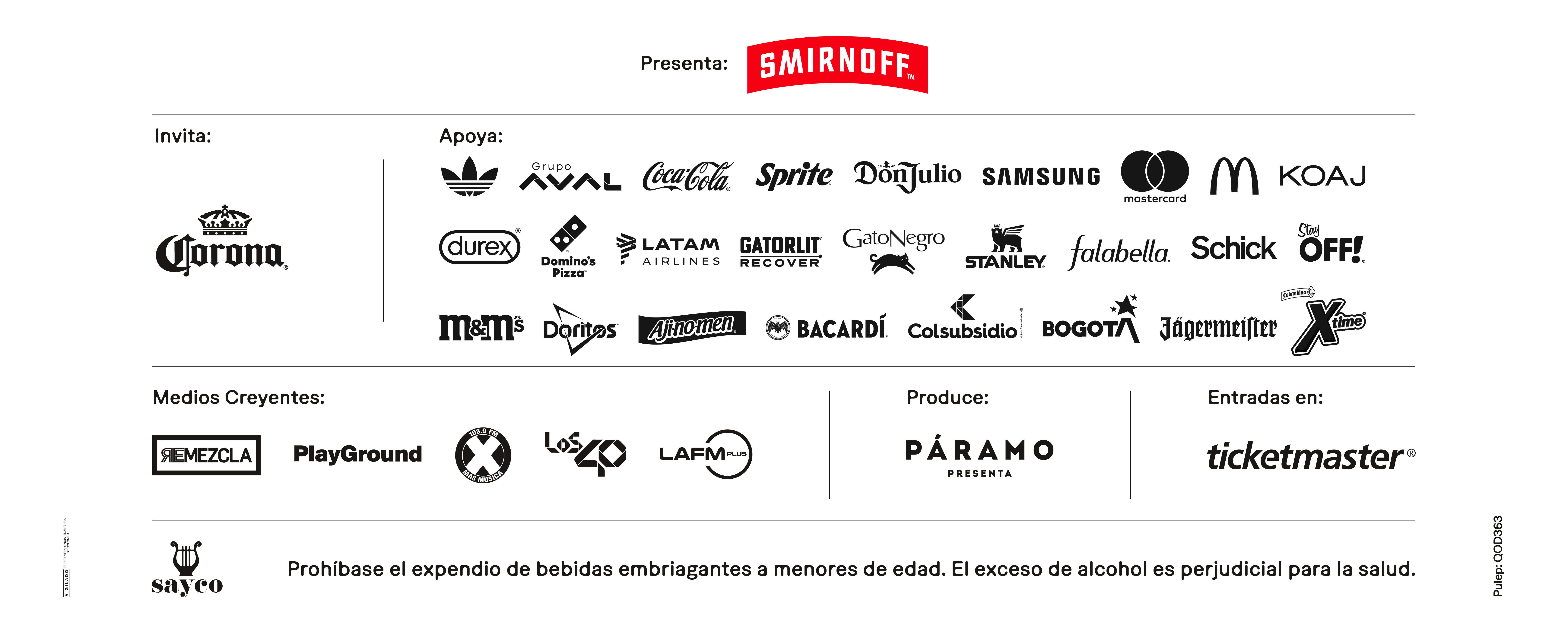 Logos de quienes presentan TropiQuad 2026