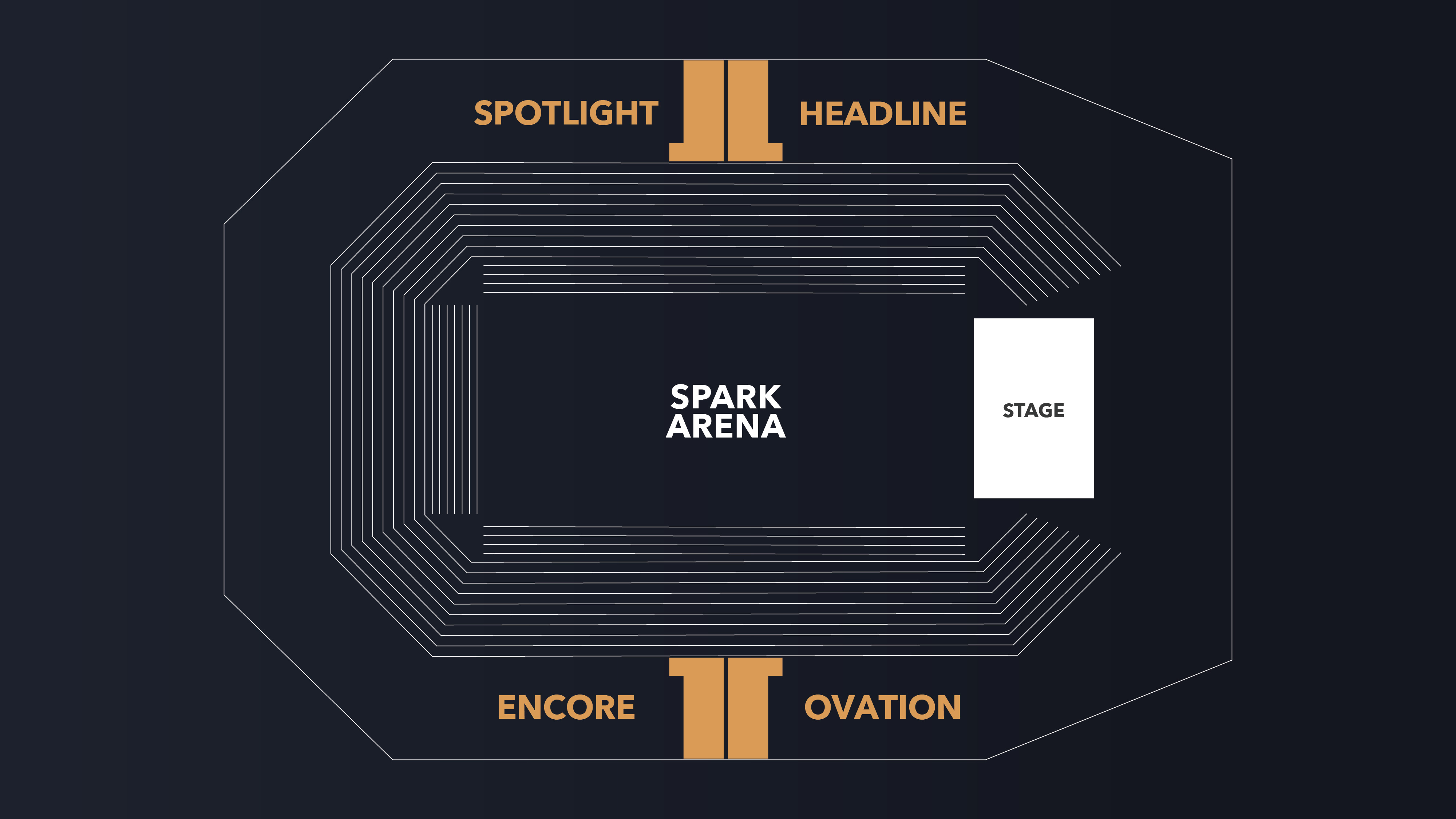 Spark Arena suite map