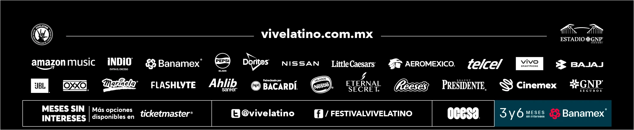 VL26 Cintillo de Patrocinadores