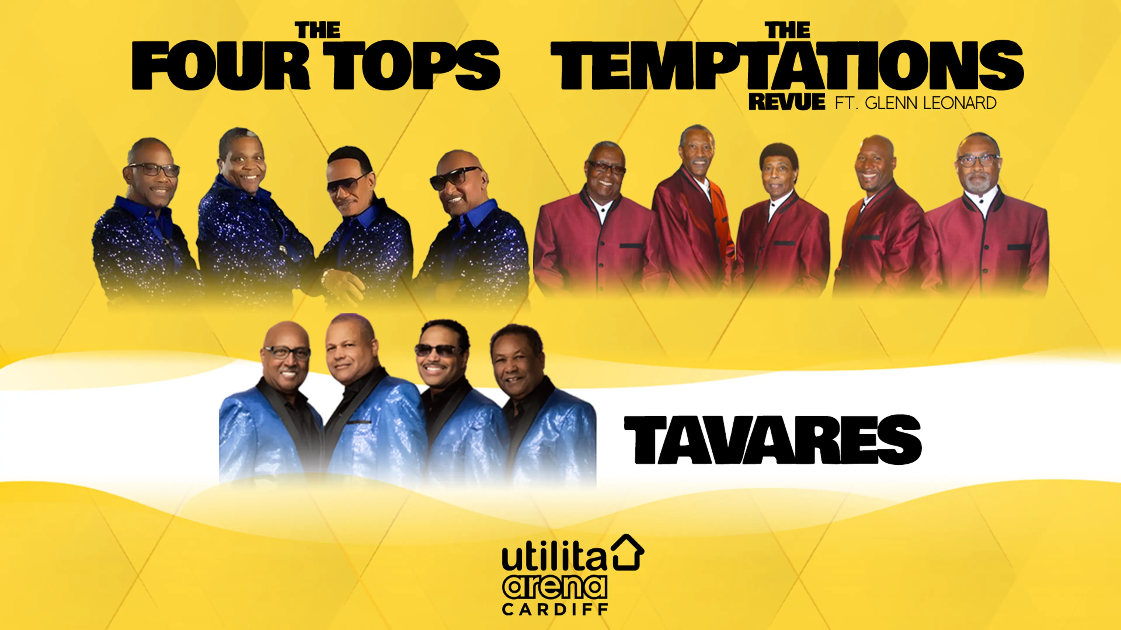 The Four Tops, The Temptations revue ft. Glenn Leonard & Tavares
