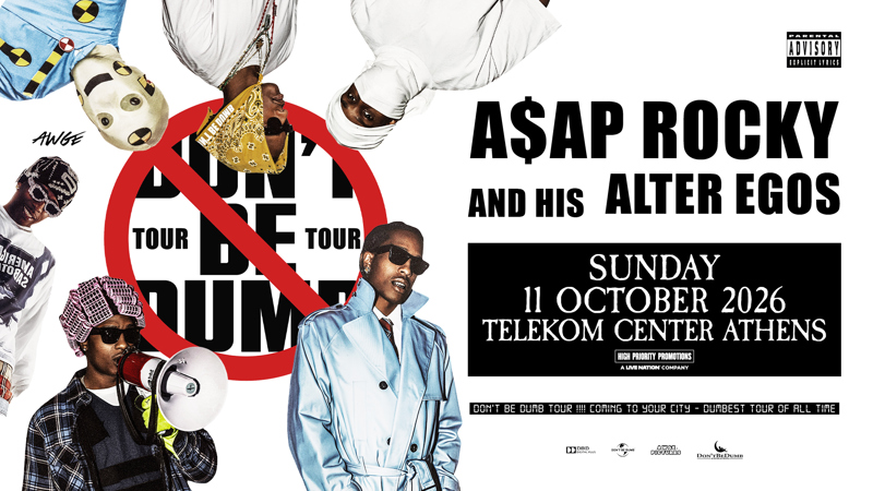 A$AP ROCKY - 11 OCTOBER 2026 - TELEKOM CENTER ATHENS