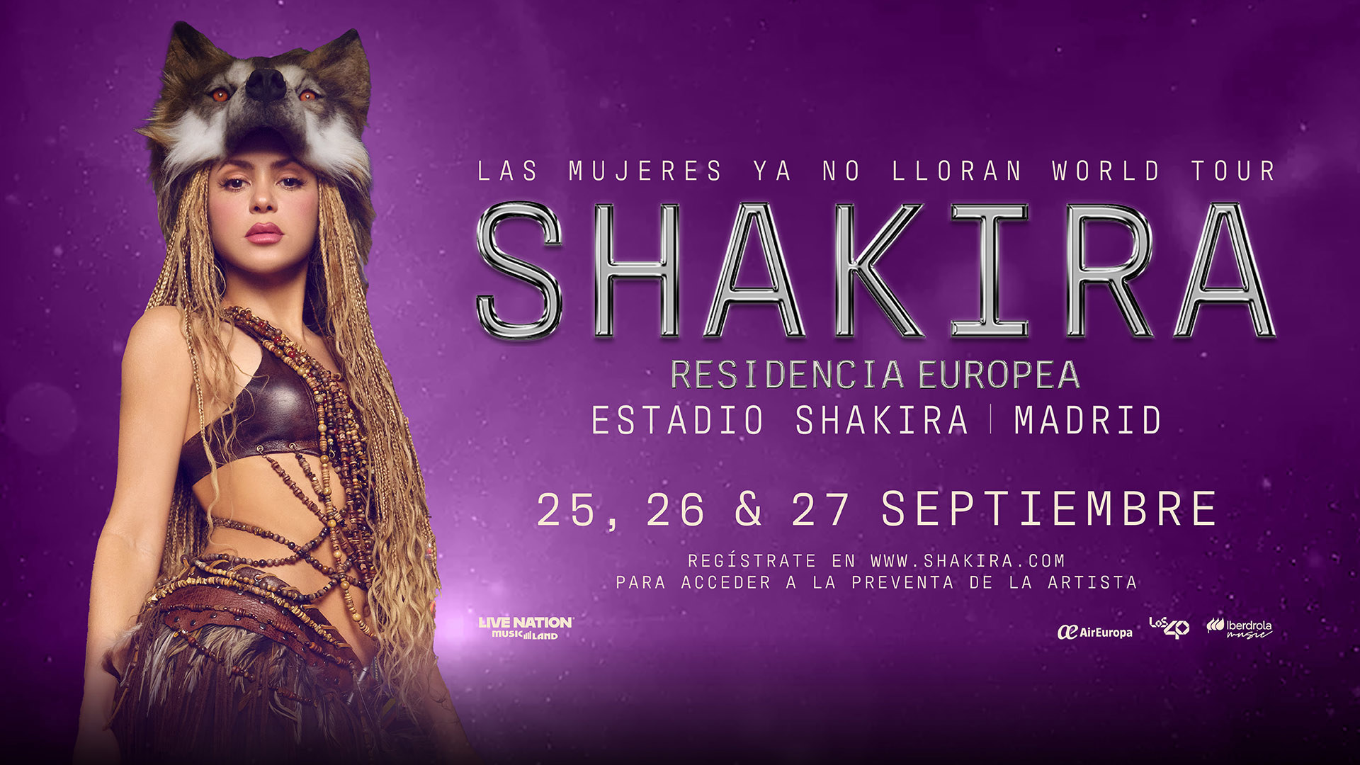 Shakira residencia Madrid 2026
