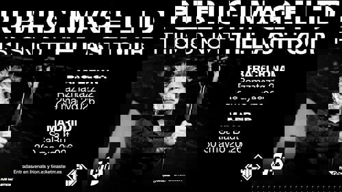 public image ltd cartel solicitar acreditaciones