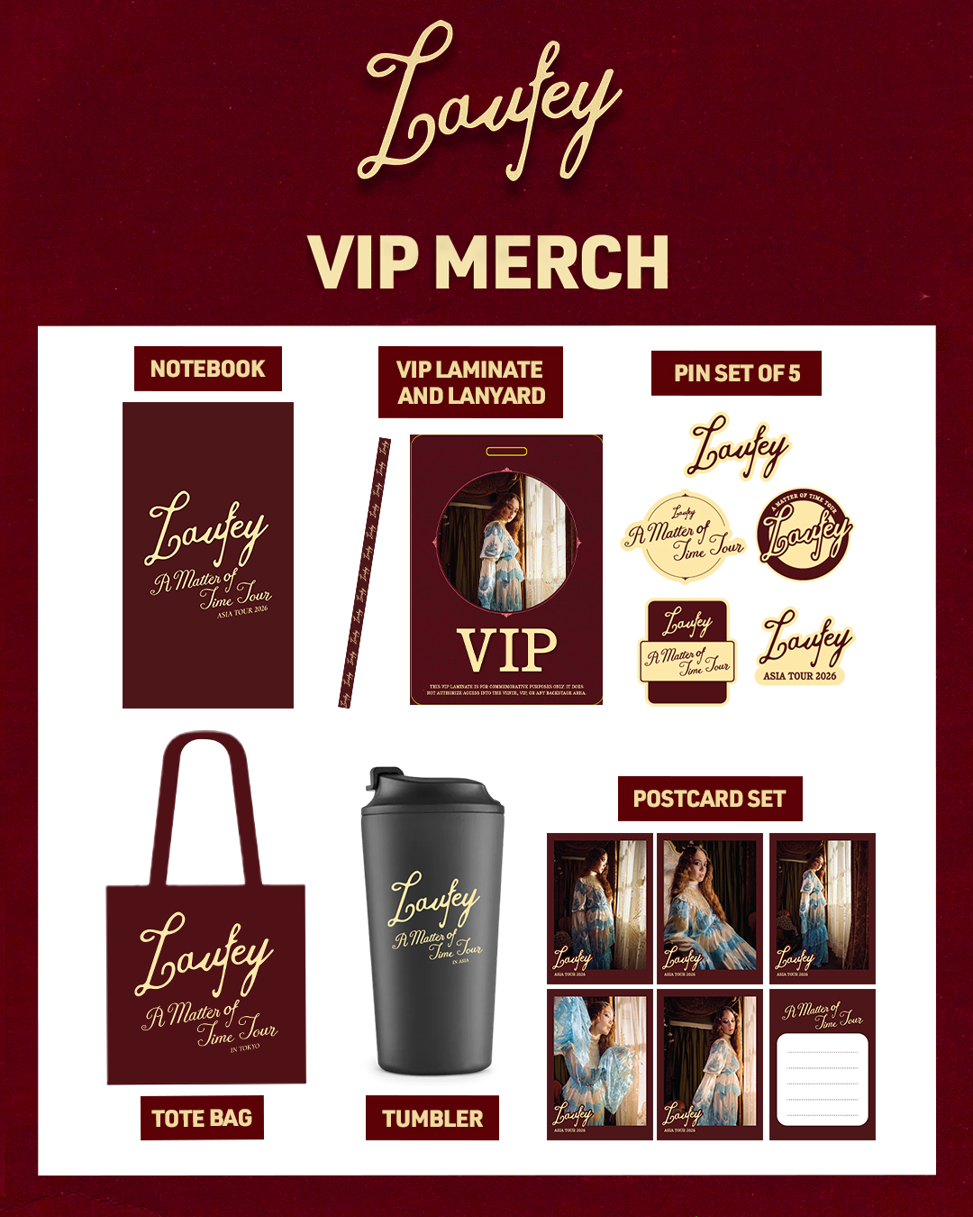 Laufey A Matter of Time Tour VIPグッズセット Laufey: A Matter of Time Tour Tickets, Tour and Concert Dates