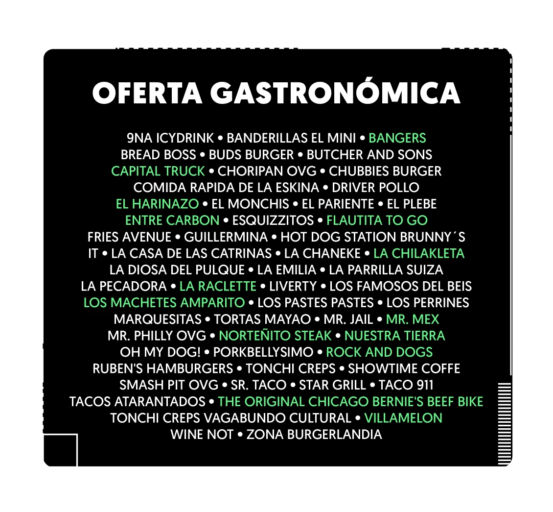 Oferta gastronómica VL26
