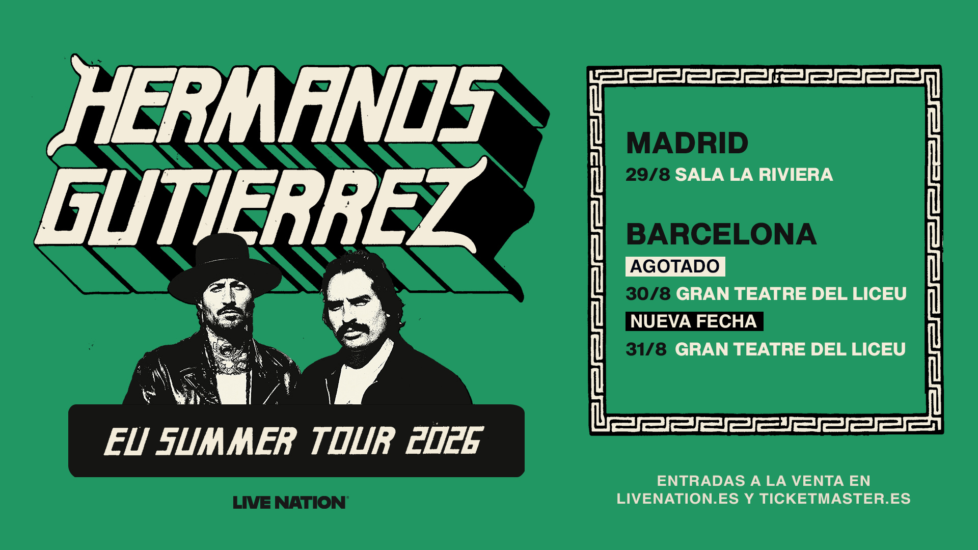 Hermanos Gutiérrez conciertos España 2026