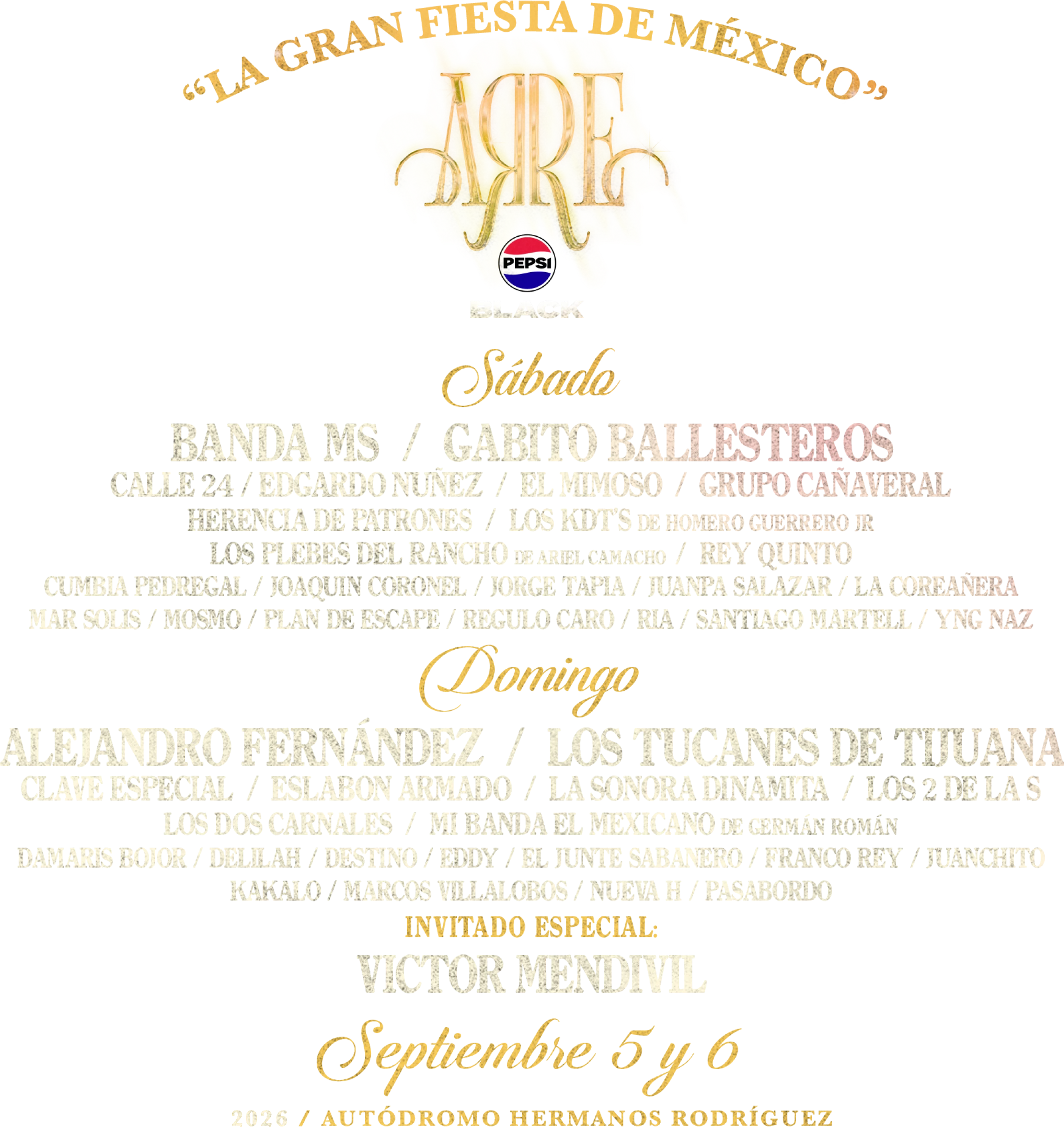 Arre 2026 poster lineup 