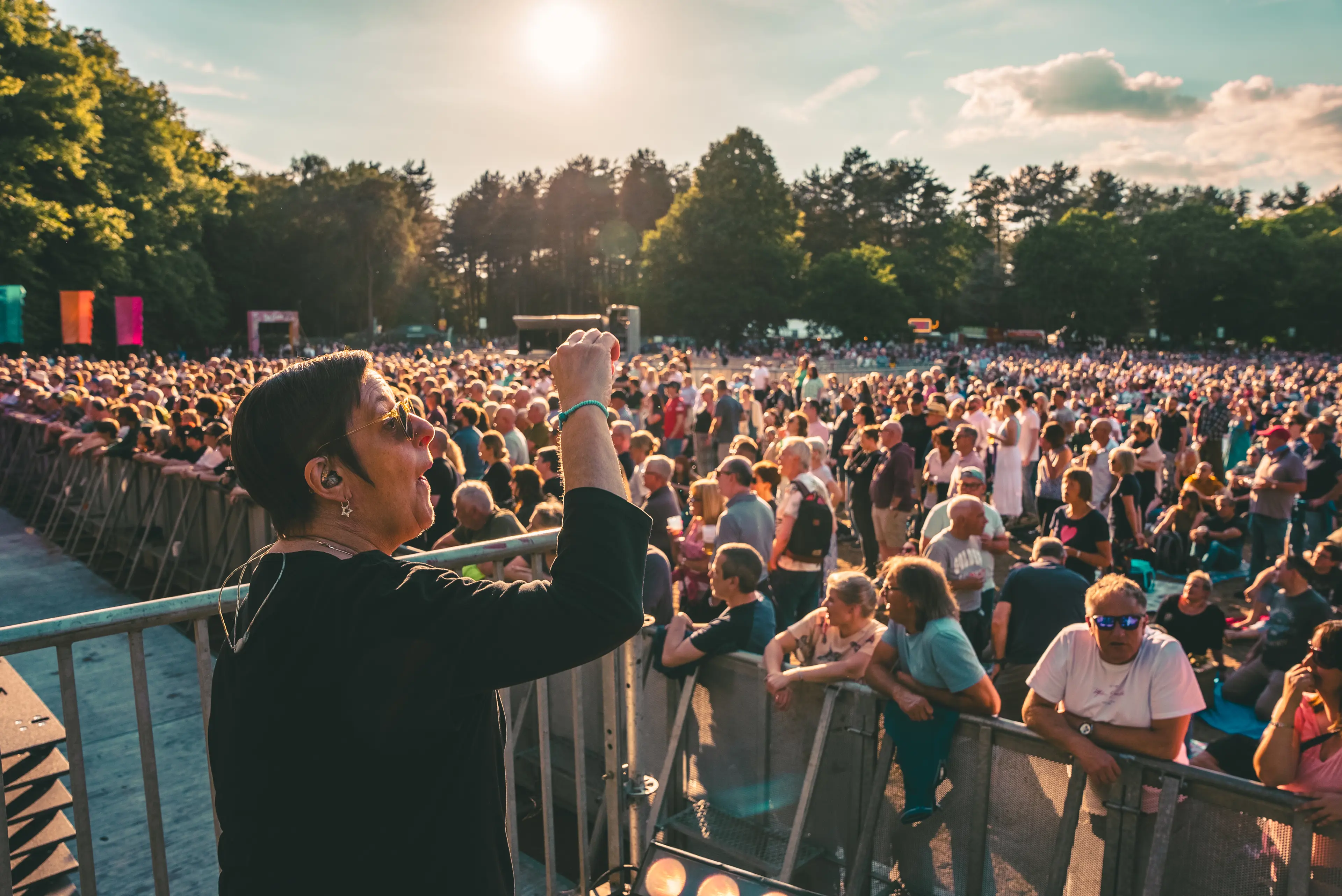 BSL interpreter at Forest Live