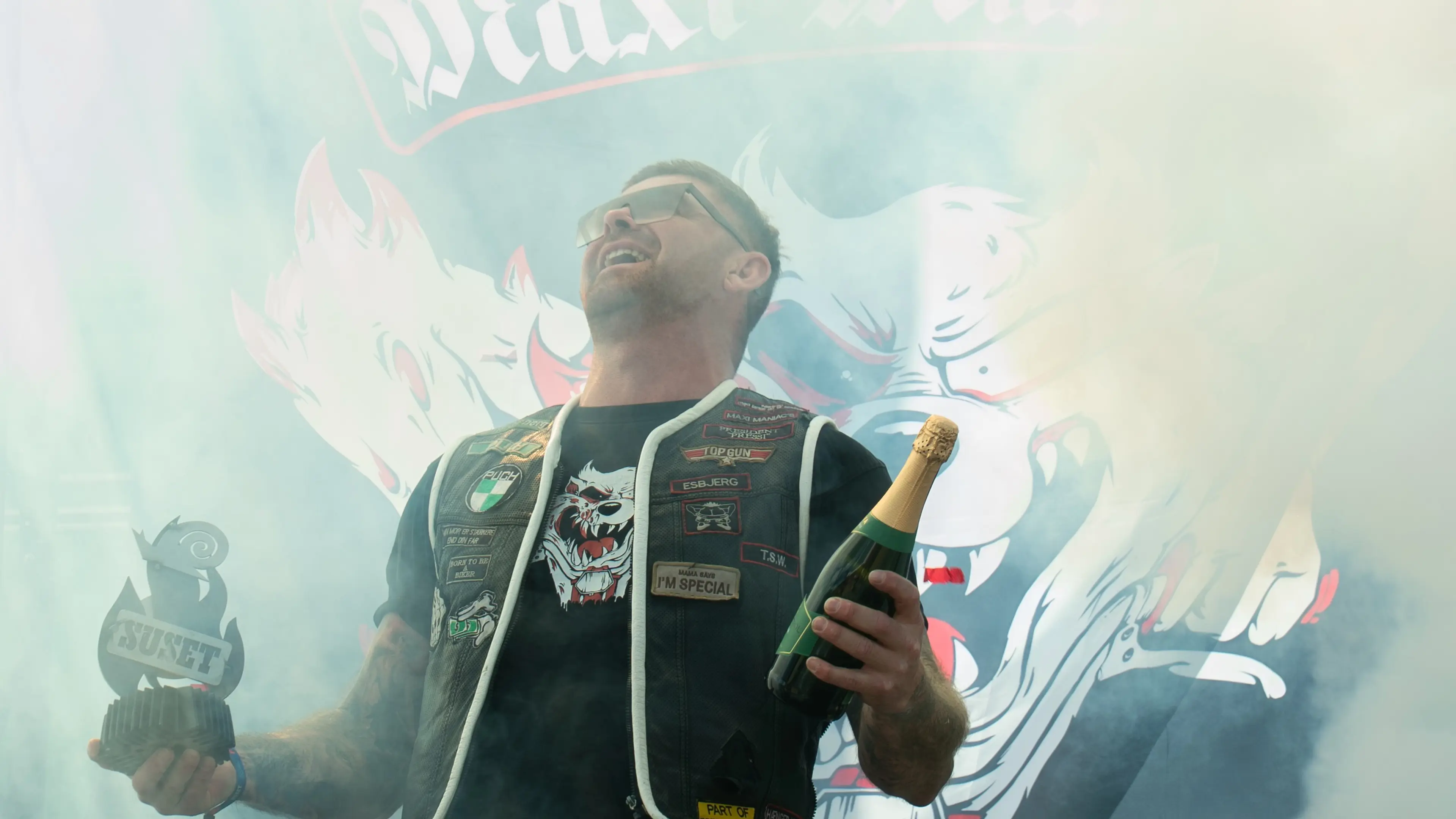 Billede fra knallertræs med maxi maniacs