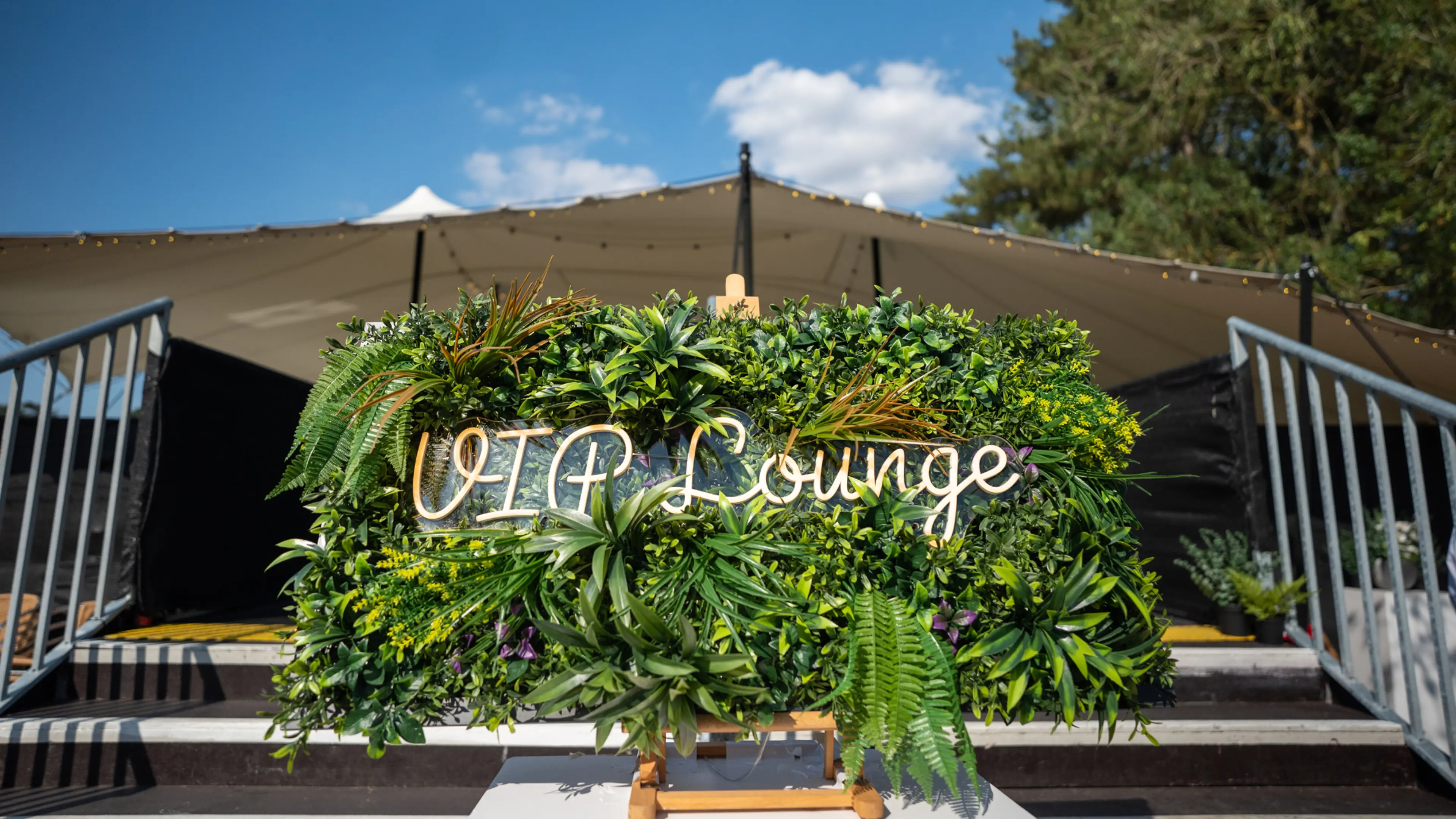 VIP Lounge sign